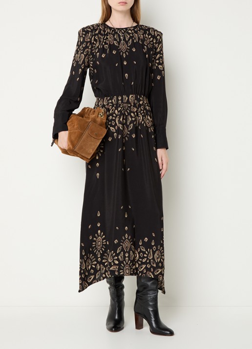 ba&sh Belline maxi tuniekjurk met print