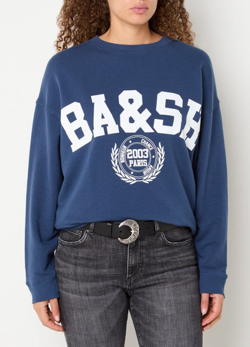 ba&sh Benjamin sweater met logoprint