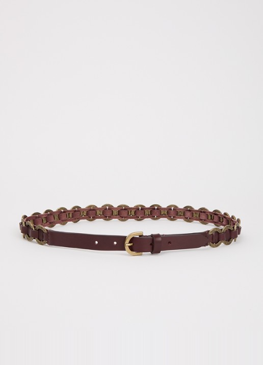 ba&sh Berty riem van leer
