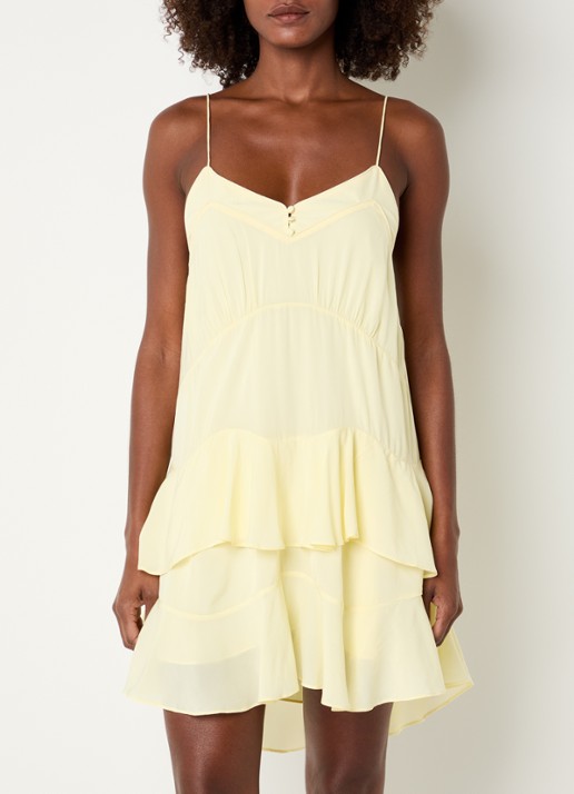 ba&sh Bilona mini jurk met volant