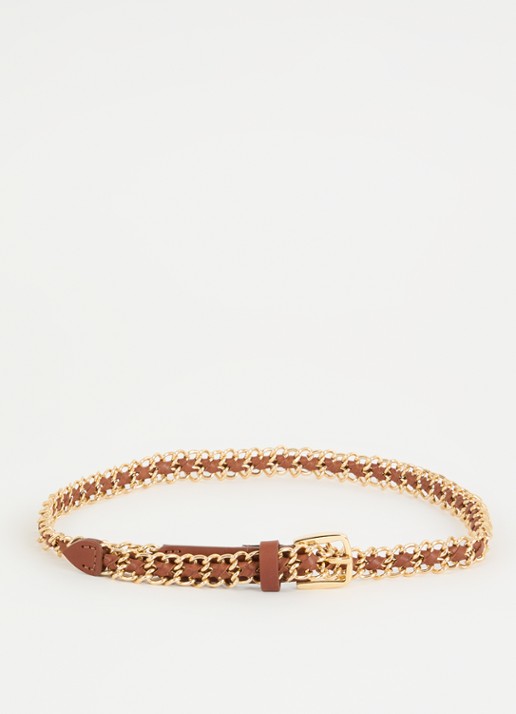 ba&sh Brooke riem van leer