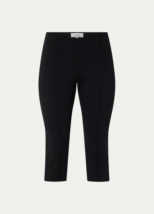 ba&sh Capria high waist legging met split - voorkant 2 zwart