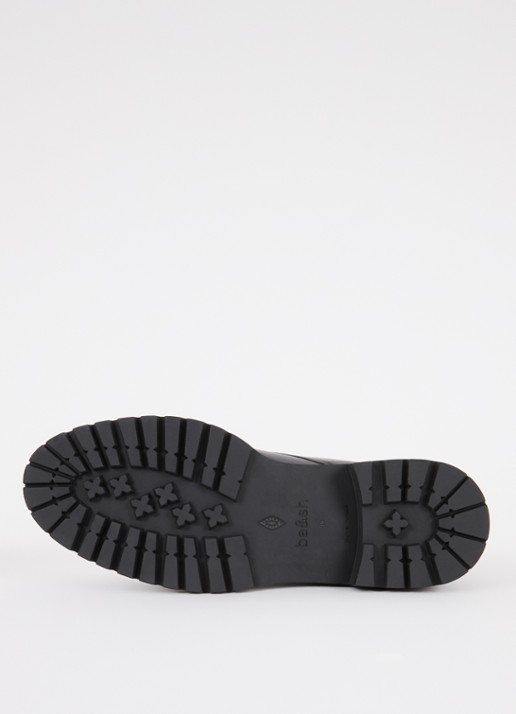ba&sh Carl biker boot van leer - detail 4 zwart