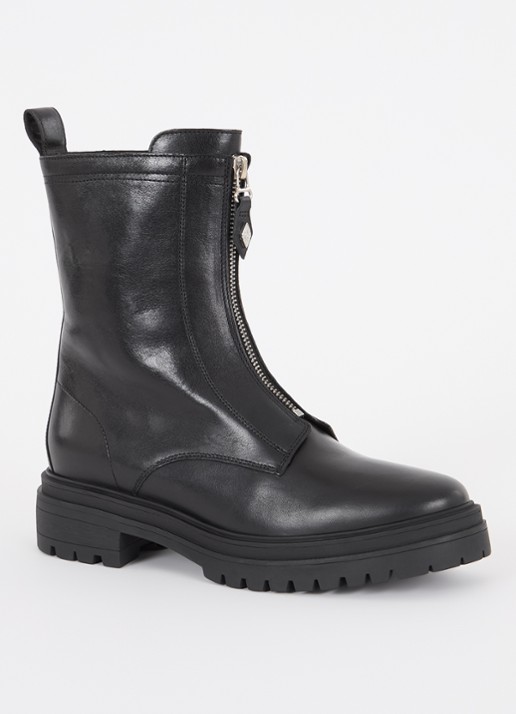 ba&sh Carl biker boot van leer