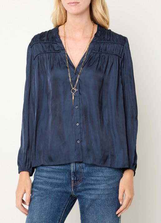 ba&sh Cessia blouse met ruches