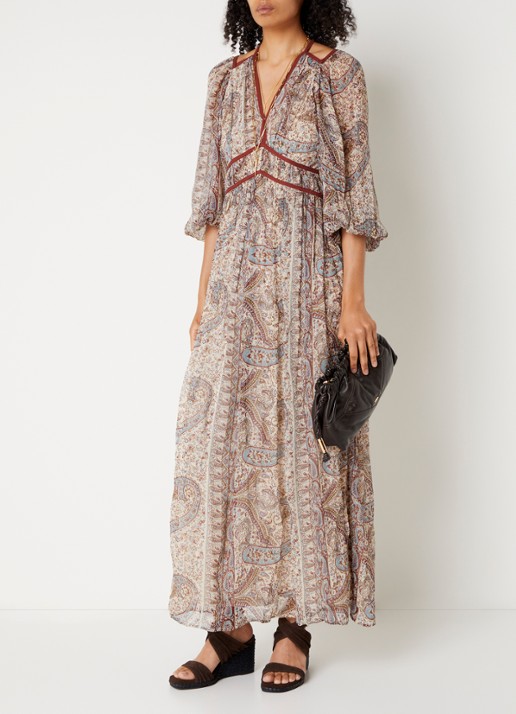 ba&sh Chana maxi tuniekjurk met print