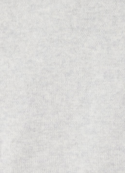 ba&sh Clapam fijngebreid vest van kasjmier - detail 4 lichtgrijs