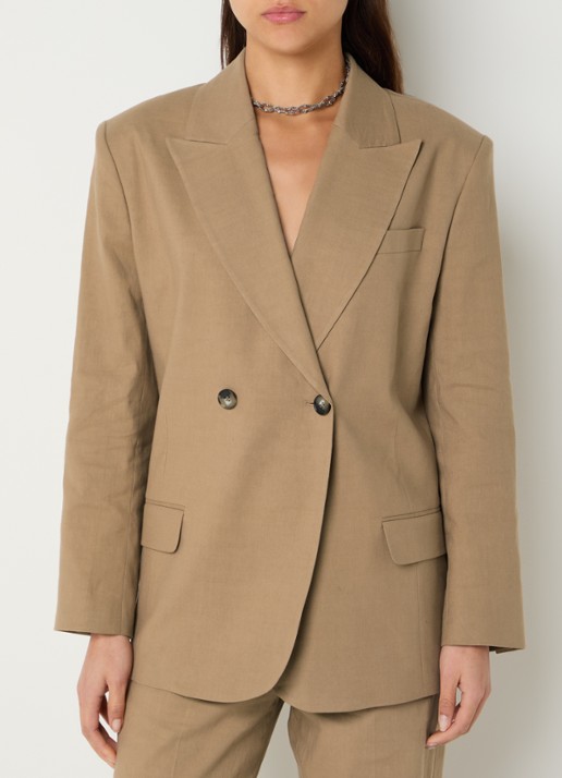 ba&sh Clay getailleerde blazer met klepzakken