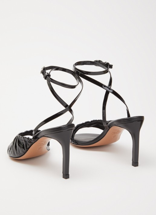 ba&sh Colette sandalette van lamsleer - achterkant 4 zwart