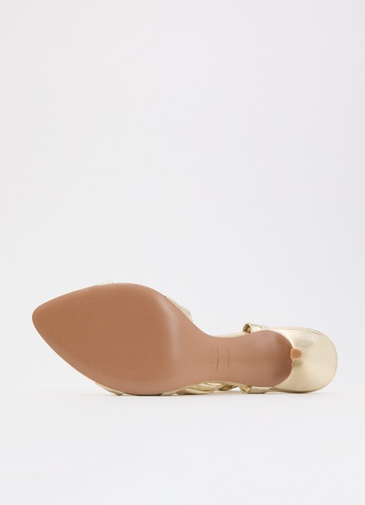 ba&sh Covilla sandalette - detail 5 goud