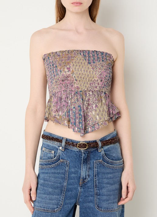 ba&sh Crop top met lurex