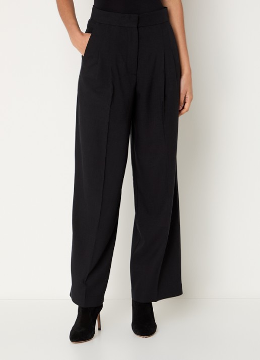 ba&sh Edwin high waist wide fit pantalon met steekzakken