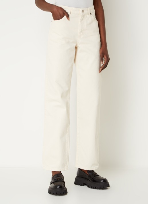 ba&sh Erell high waist straight leg jeans met gekleurde wassing