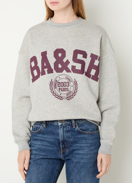 ba&sh Fenja sweater met logoprint
