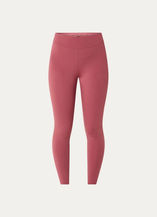 ba&sh Gabou high waist trainingslegging met logo - voorkant 4 cranberryrood