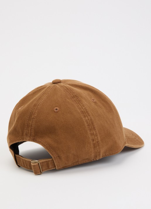 ba&sh Halyce pet van denim met logo - detail 2 hazelnootbruin