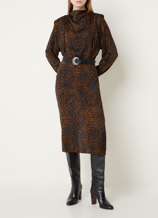 ba&sh Hoelia maxi tuniekjurk met dierenprint