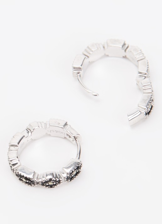 ba&sh Jemma oorringen - detail 2 zilver