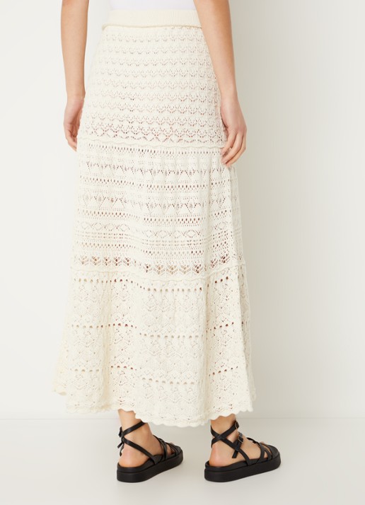 Ba&sh JOSH SKIRT - achterkant gebroken wit