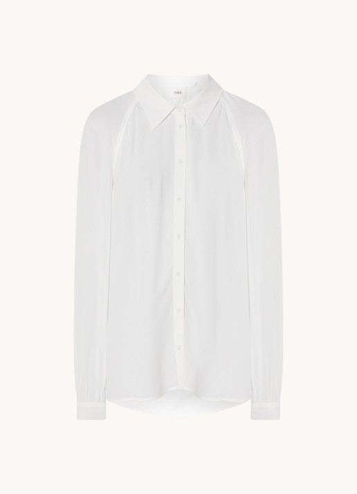 ba&sh Marvin blouse - voorkant gebroken wit