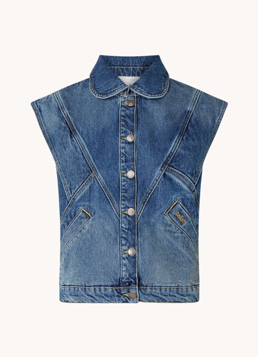 Ba&sh MAX JACKET - voorkant 3 indigo