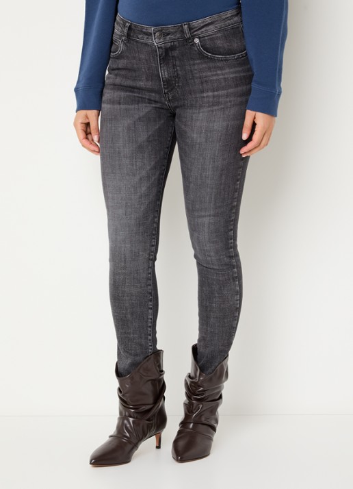 ba&sh Niko mid waist skinny jeans met gekleurde wassing