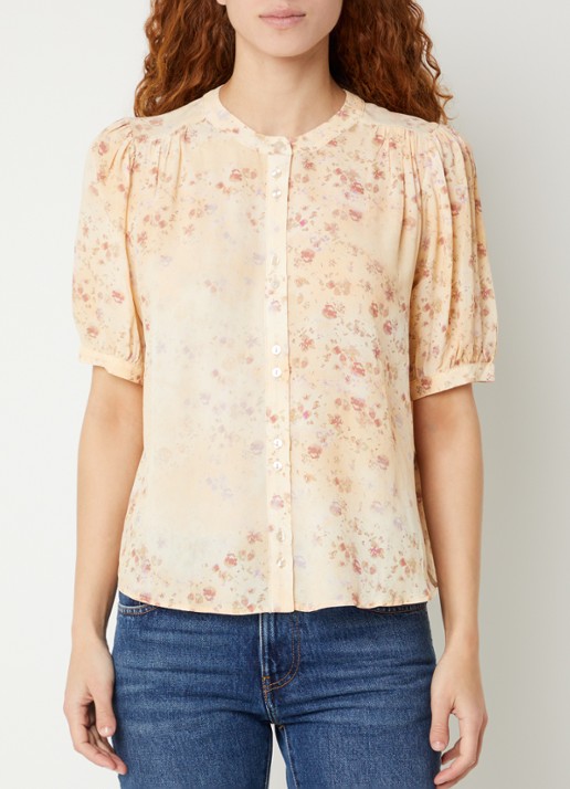 ba&sh Novella blouse met bloemenprint