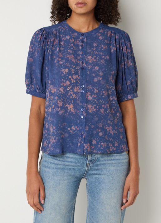 ba&sh Novella blouse met bloemenprint
