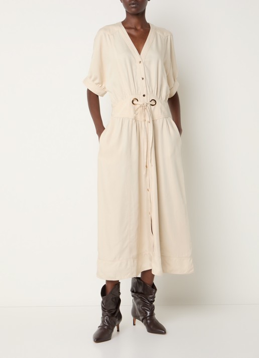ba&sh Parisa maxi jurk met steekzakken