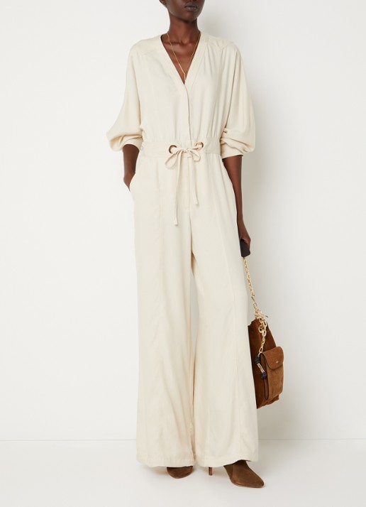 ba&sh Pere loose fit jumpsuit met ceintuur
