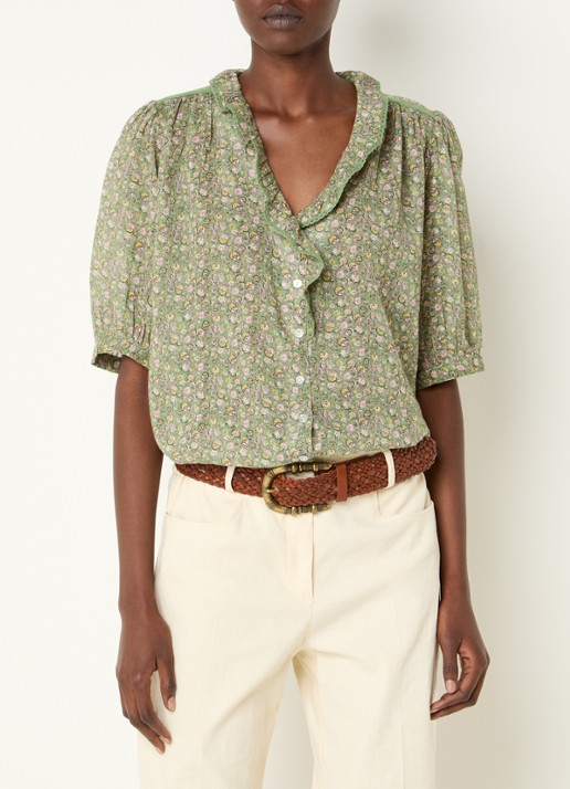 ba&sh Physalys blouse met bloemenprint