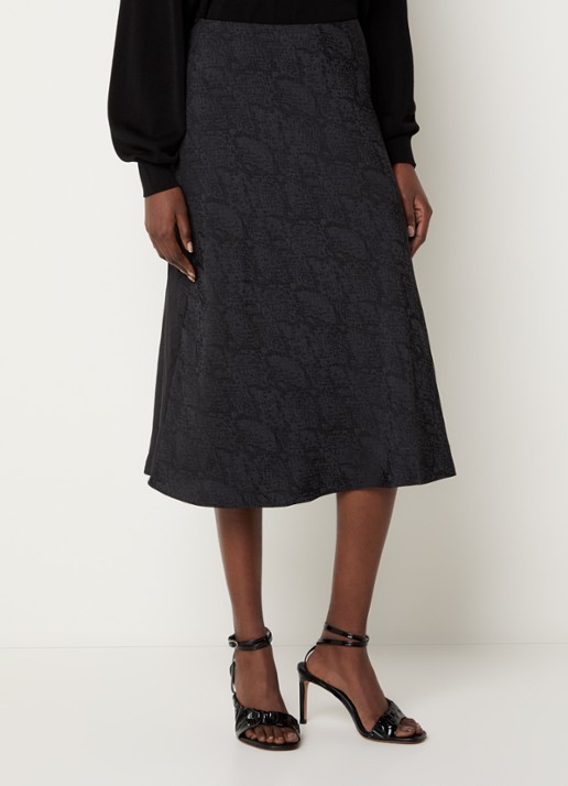 ba&sh Rista midi rok met slangenprint