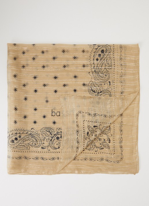 ba&sh Saria sjaal 95 x 95 cm