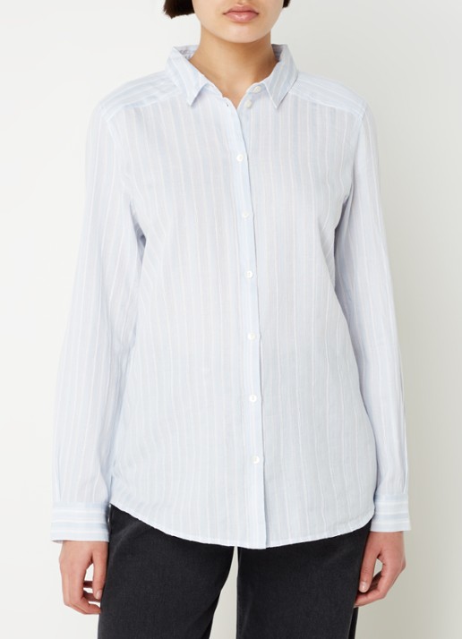 ba&sh Scherif blouse met streepprint