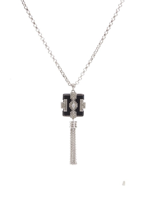 ba&sh Suzanne ketting met kristal