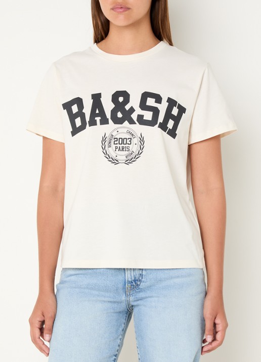 ba&sh T-shirt met logoprint