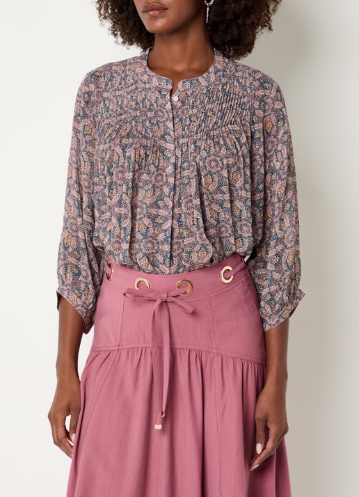 ba&sh Tazio blouse met print