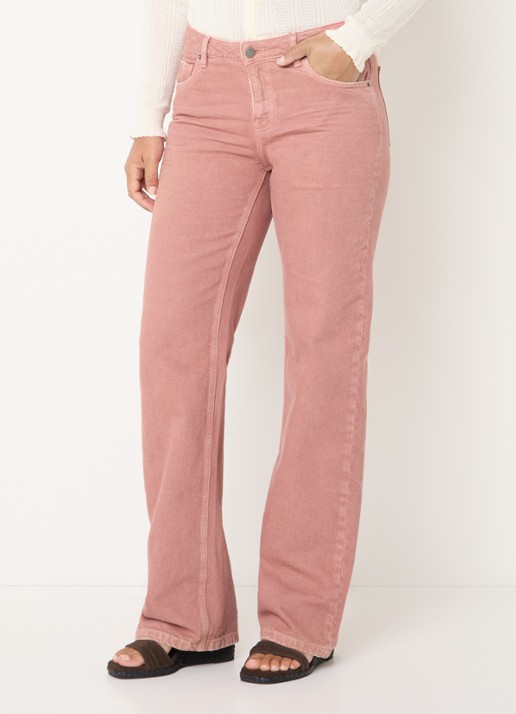 ba&sh Vana high waist straight leg jeans met gekleurde wassing