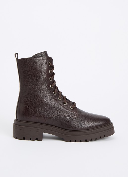 ba&sh Veterboot van leer