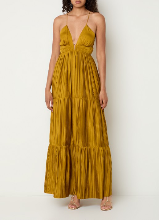 ba&sh Wasta maxi jurk met rugdecolleté