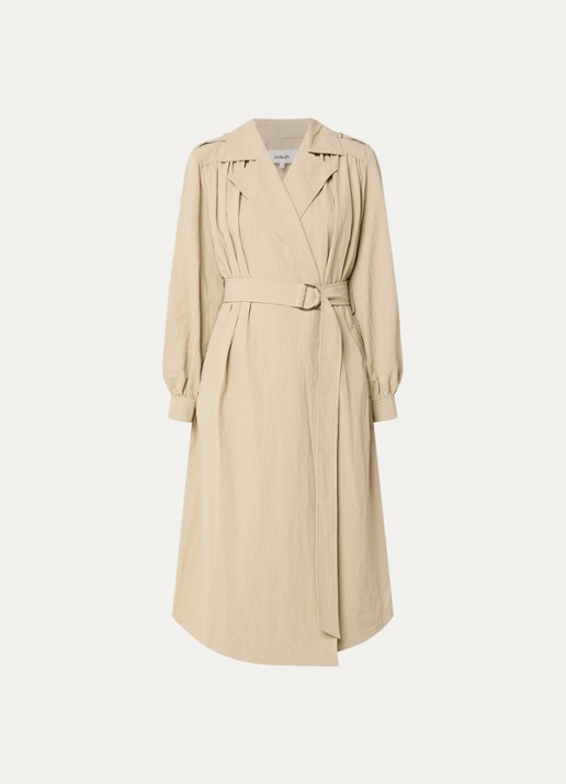 ba&sh Wili trenchcoat met steekzakken - voorkant 3 beige
