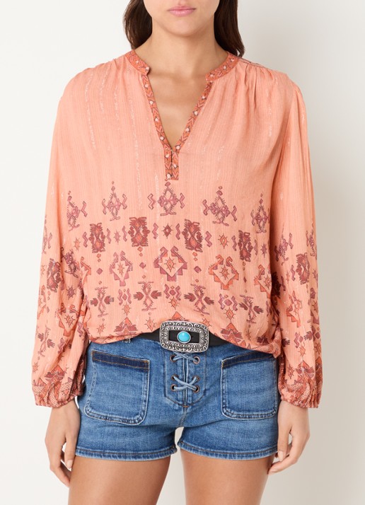 ba&sh Zato blouse met print
