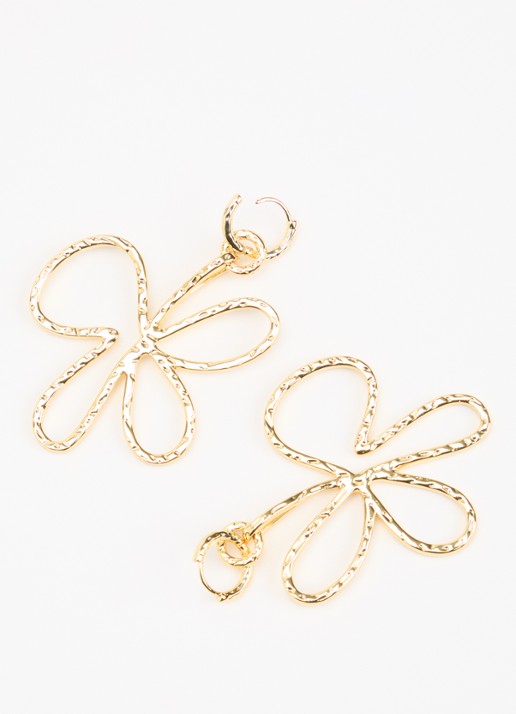 Babs The Label Bloomed Oorringen met hanger - detail goud