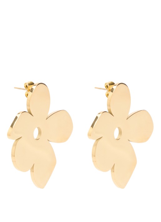 Babs The Label Petal oorstekers verguld