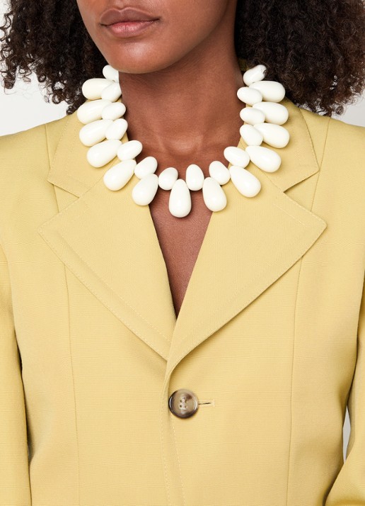 Babs The Label Shoreline ketting verguld - voorkant 5 wit