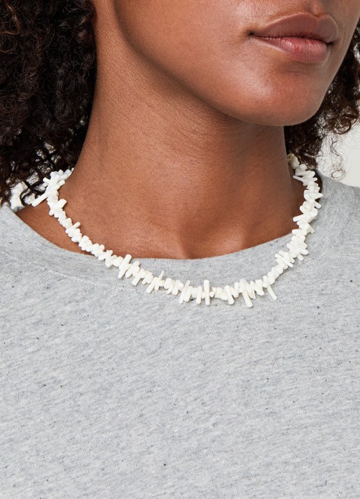Babs The Label The Ocean ketting verguld - voorkant 5 wit