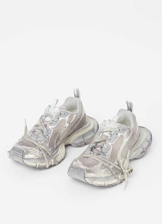 Balenciaga 3XL Runner sneaker met mesh details - detail 3 grijs