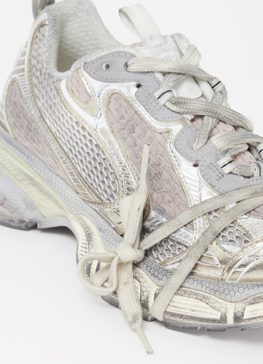 Balenciaga 3XL Runner sneaker met mesh details - detail 6 grijs