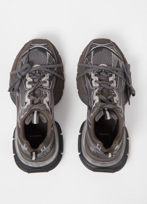 Balenciaga 3XL sneaker met mesh details - detail 5 donkergrijs