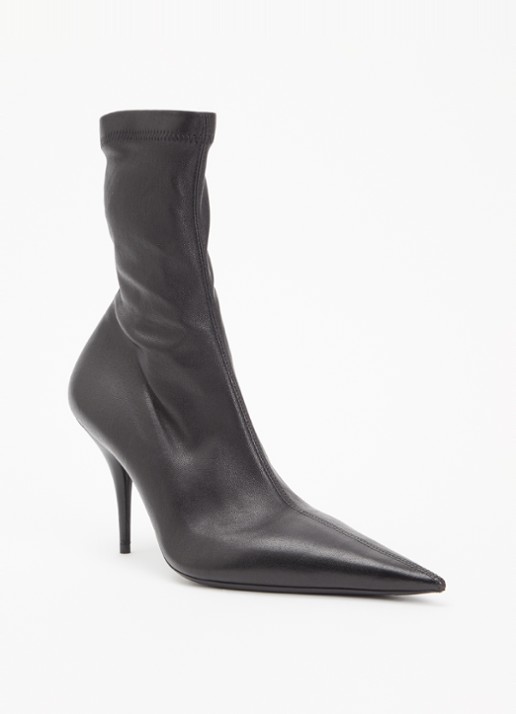 Balenciaga Avenue enkellaarsje van geitenleer